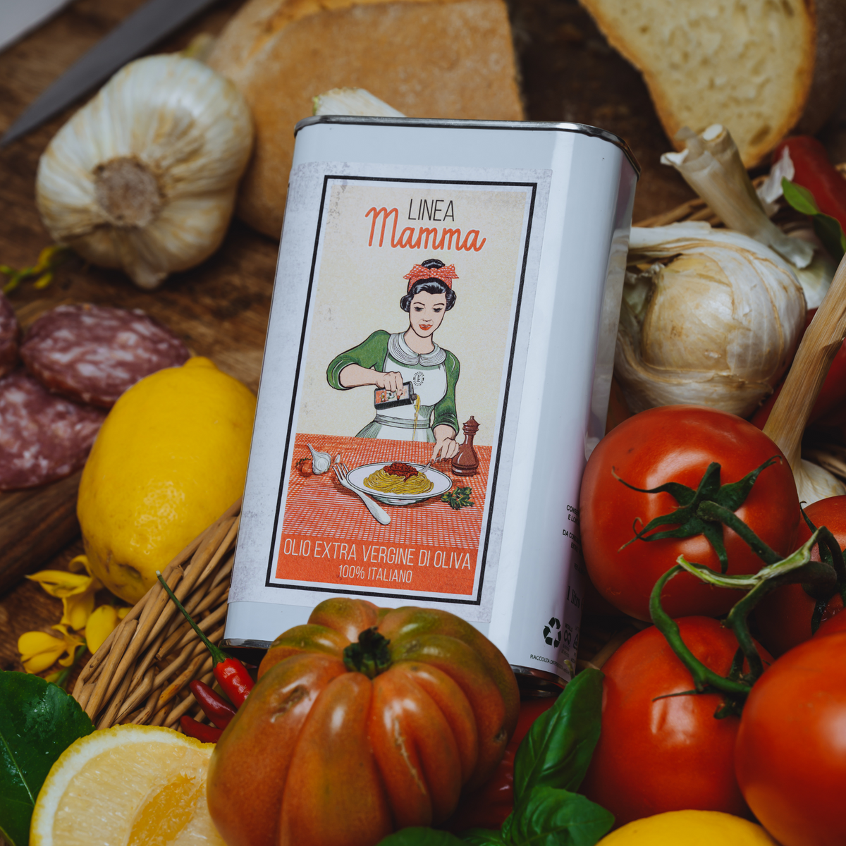 Linea Mamma extra virgin olive oil — product detail